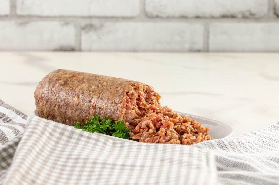 What to Make with Ground Pork: Cooking Tips & Recipes 1 Uncooked Coleman ground sausage in a dish
